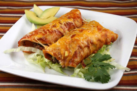 Zapečene tortilje sa junetinom i sirom