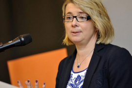Poslanica umrla na bini tokom govora na mitingu Makrona