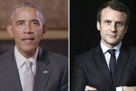Obama se umiješao u izbore; podržao Makrona