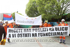 Radnici "Arcelor Mitala" poručili: Neka razmisle gdje nas bacaju
