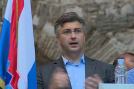 Plenković na predizbornom skupu pjeva Thompsonovu pjesmu