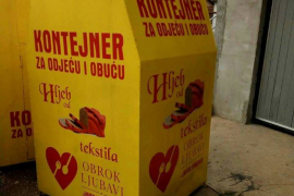 U Banjaluci postavljeno pet kontejnera za odjeću i obuću