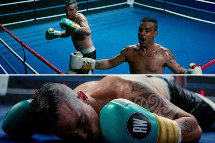 Robbie Williams u novom spotu boksuje sa samim sobom
