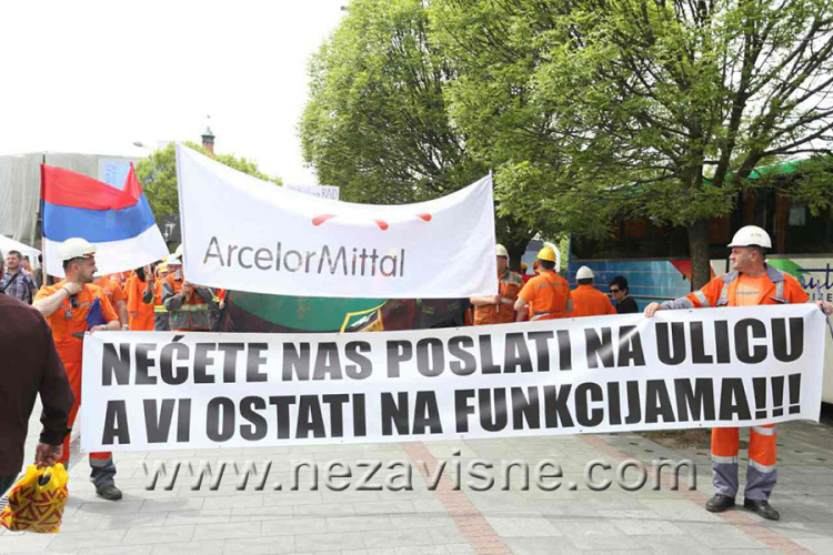 Radnici "Arcelor Mitala" poručili: Neka razmisle gdje nas bacaju