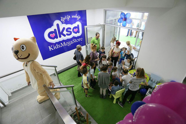 Aksa stigla u Banjaluku, carstvo za mališane od rođenja do 12 godina