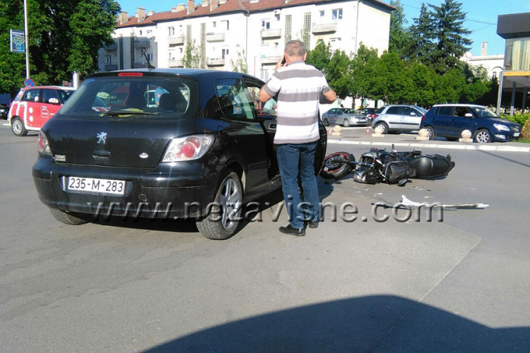 Saobraćajna nezgoda u centru Banjaluke