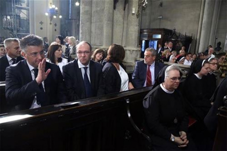 Hrvatski vrh na misi Stepincu, biskup: On je pobijedio zlo