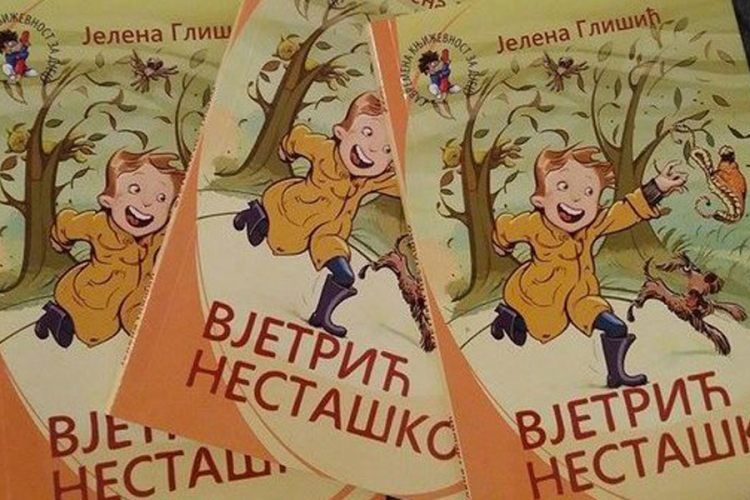Knjiga za djecu Jelene Glišić "Vjetrić nestaško" pred čitaocima

