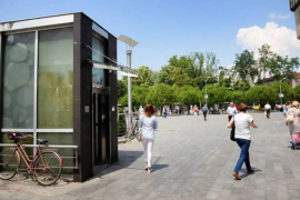 Saniran lift za invalidne osobe na Trgu Krajine