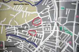Vibracione trake na dijelu Njegoševe ulice