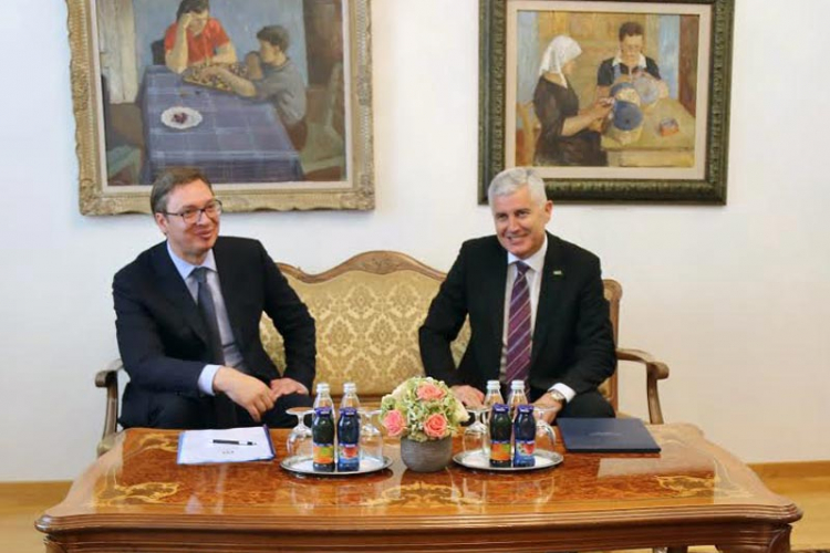 Čović sa Štajnmajerom i Vučićem o evroatlanskim integracijama i stanju u regionu