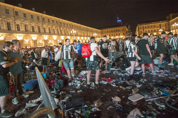 Epilog stampeda u navijačkoj zoni u Torinu: Povrijeđeno blizu 600 osoba