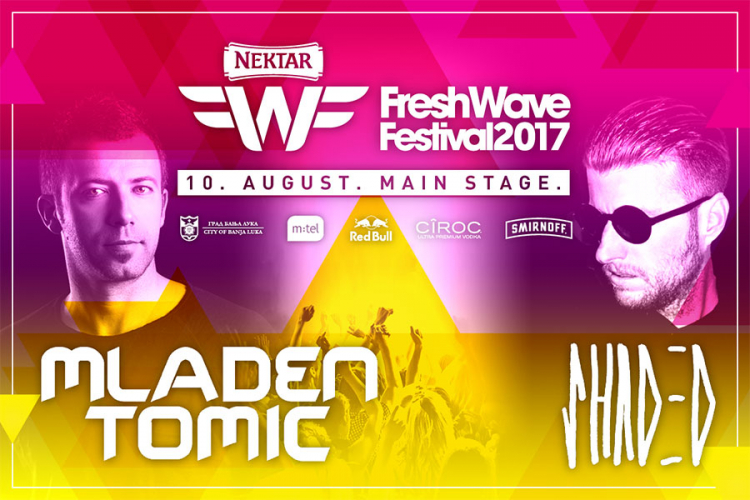 Mladen Tomić i Shaded na glavnoj bini Nektar Fresh Wave Festivala