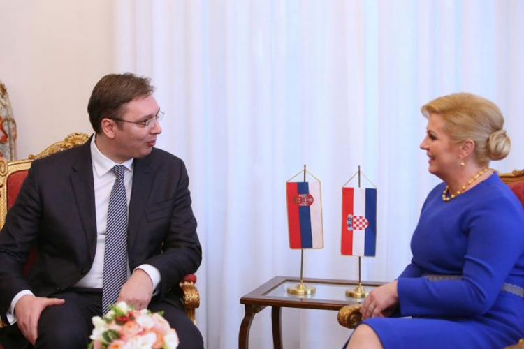 Grabar-Kitarović definitivno na Vučićevoj inauguraciji