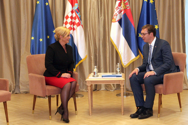 Vučić i Grabar-Kitarović u četiri oka: Poboljšanje odnosa do kraja godine