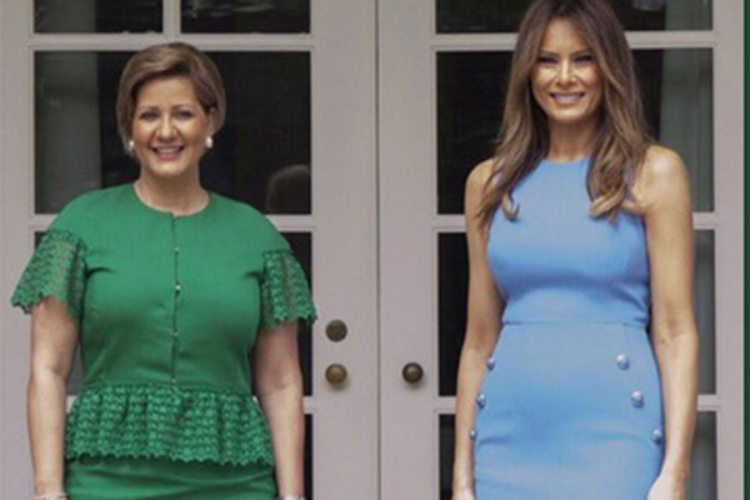 Melanija Tramp trudna?