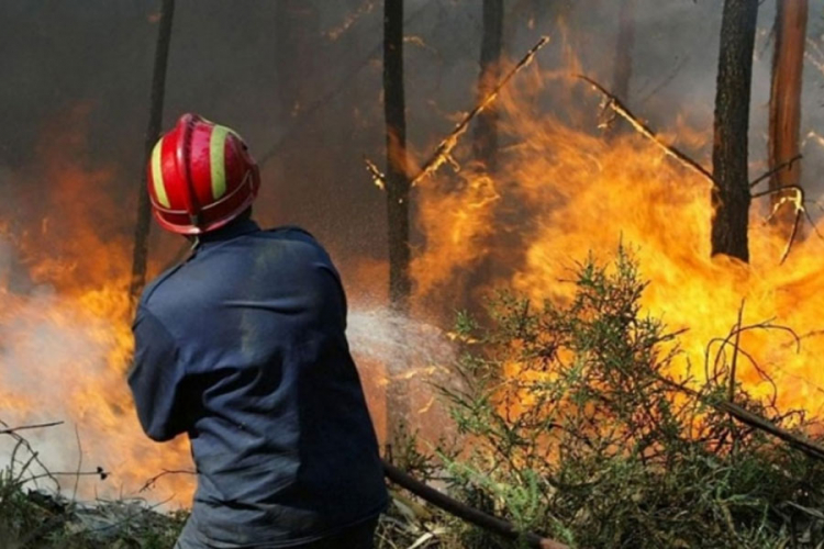 Sedam zemljotresa na području Trebinja, gašenje požara otežava jak vjetar