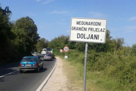 Na graničnom prelazu Doljani čeka se oko dva sata