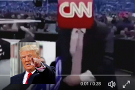Tramp objavio snimak kako "tuče" CNN