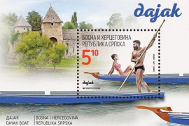 Dajak na poštanskoj markici