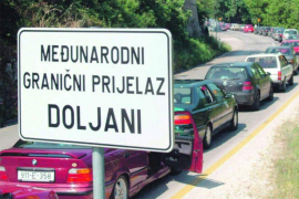 Duge kolone vozila na GP Doljani, Gabela Polje, Bijača i Ivanica