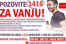 Vanja Pejaković se polako oporavlja