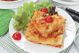 Kaneloni sa sirom i šunkom
