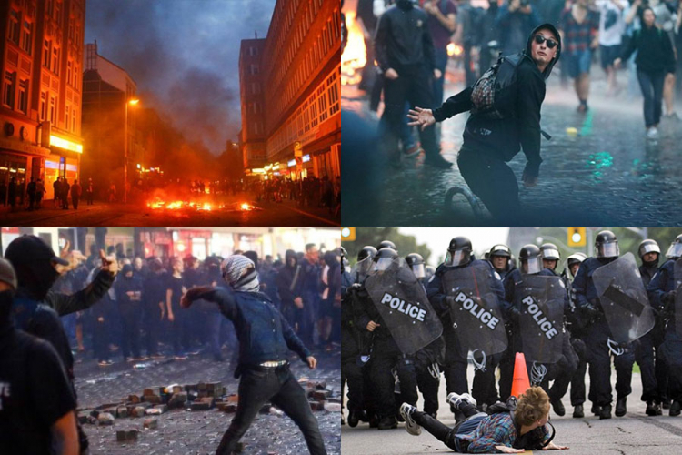 Demonstracije u Hamburgu: Povrijeđeno 213 policajaca, 265 osoba privedeno