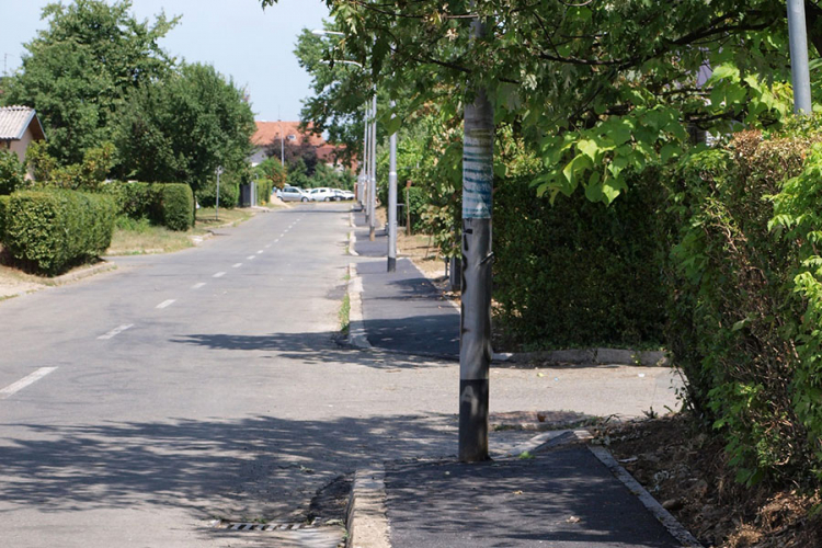 Novi trotoar u Ulici vojvode Prijezde