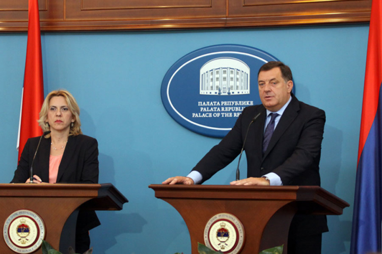 Tužilaštvo BiH obustavlja istragu protiv Dodika i Cvijanović zbog referenduma u RS
