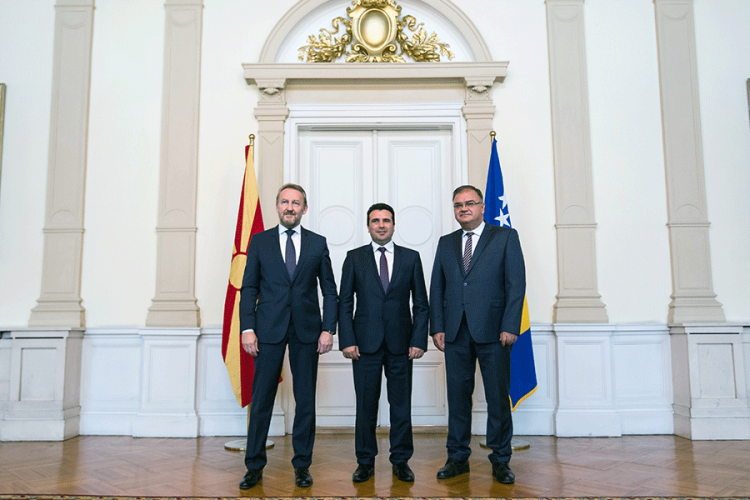 Ivanić, Izetbegović i Zaev: Gradimo dobre političke odnose