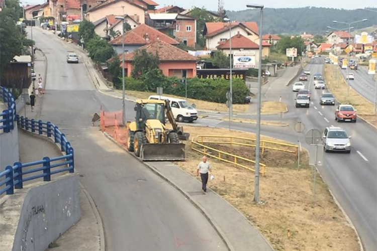 Počelo proširenje sabirne saobraćajnice uz Zapadni tranzit
