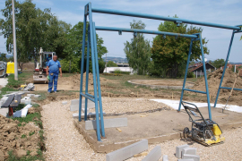Počela izgradnja igrališta u Zalužanima