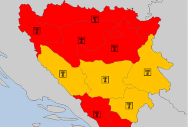 Crveni meteoalarm zbog ekstremno visoke temperature