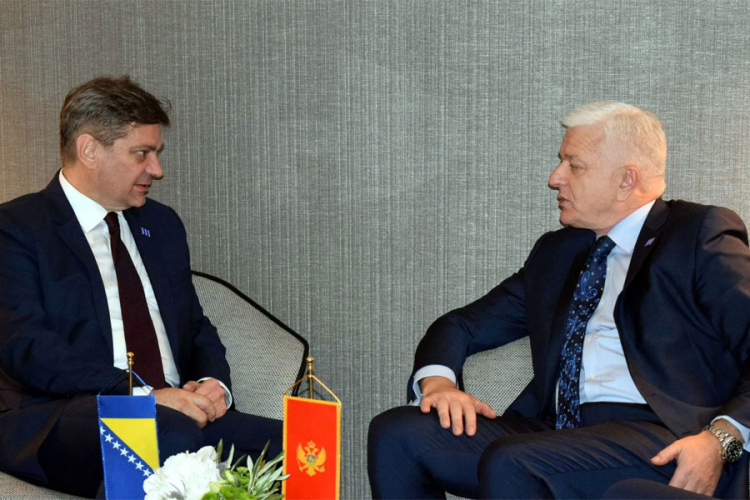 Zvizdić i Marković: Odnosi BiH i Crne Gore primjer dobre saradnje u regiji