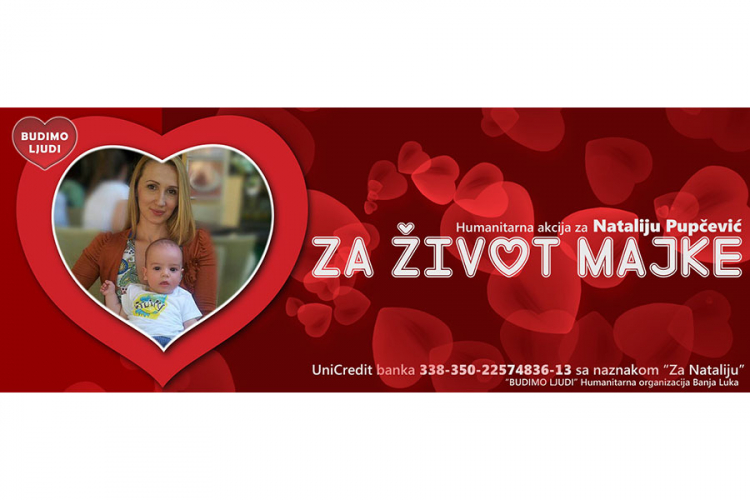 Nataliji potrebno 150.000 evra za liječenje