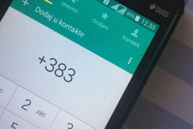Od juna 2018. na Kosovu samo pozivni broj +383