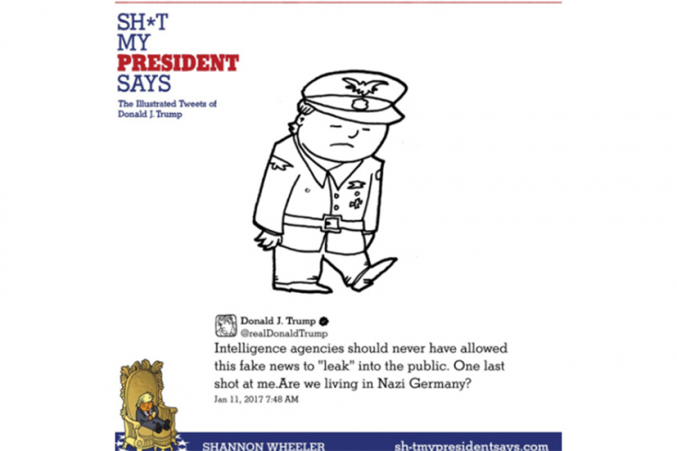 U prodaji zbirka Trampovih tvitova iz ugla karikaturiste