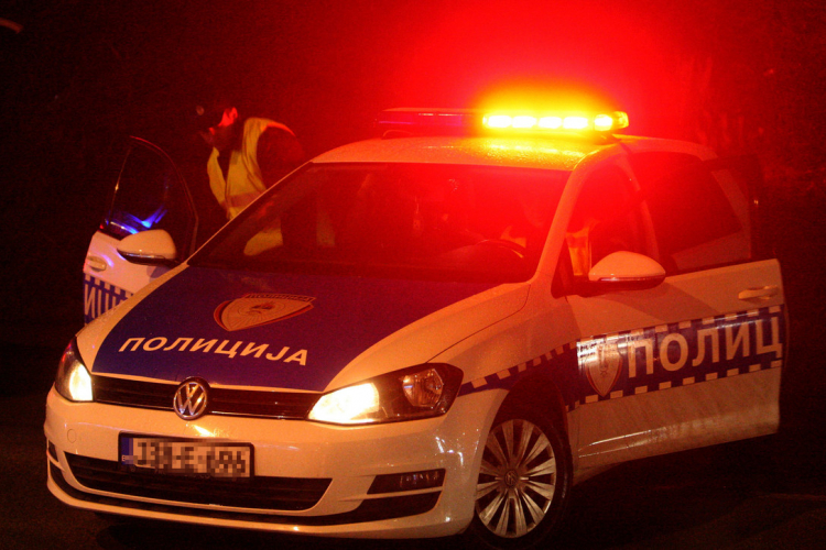 Tuča u Trebinju, zapaljen automobil