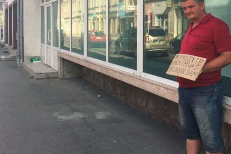 Molio za hranu, policija mu uručila prekršajni nalog