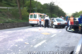 Sudar forda i Hitne u Rekavicama,jedno lice teže povrijeđeno