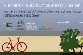 Biciklijada na ulicama Banjaluke