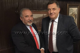 Milorad Dodik sa ministrom odbrane Izraela Avigdorom Libermanom u ...