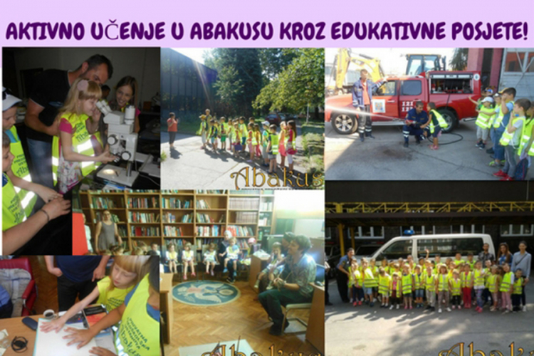 Ljeto u Abakusu – aktivno učenje kroz edukativne posjete