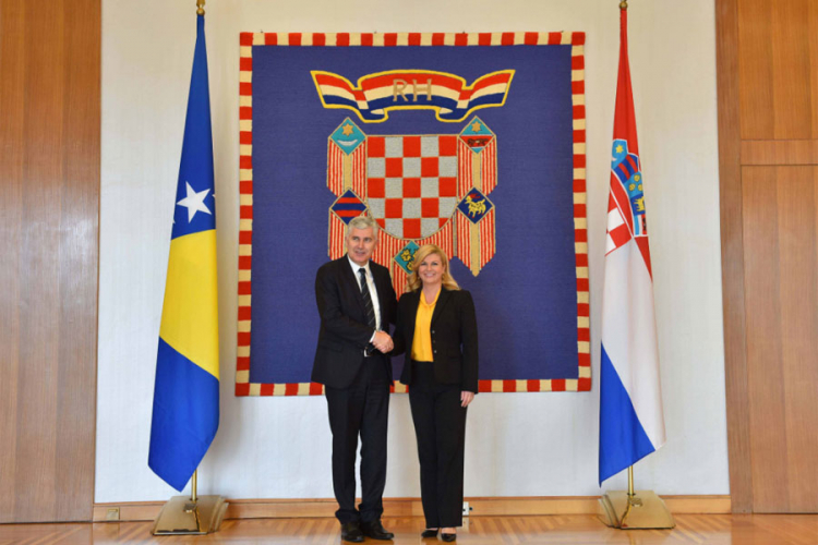Čović i Grabar-Kitarović: Neophodne izmjene Izbornog zakona do kraja godine