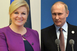 Kolinda Grabar-Kitarović danas s Vladimirom Putinom