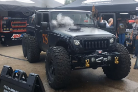 Jeep s pogonom na paru