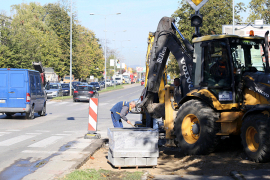 Izgradnja trake za desno, manja saobraćajna gužva u Boriku