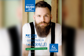 Budi muškarac – pusti brkove i preuzmi odgovornost za svoje zdravlje!