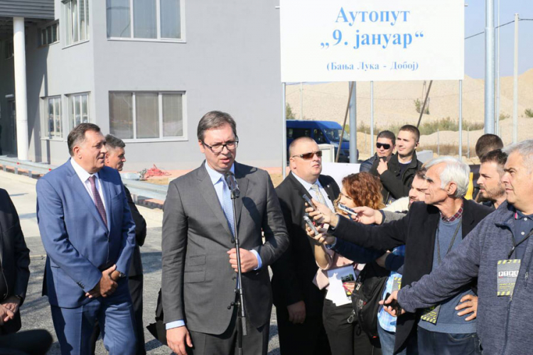 Vučić: Ne vršim pritiske na Dodika, poštujemo integritet BiH